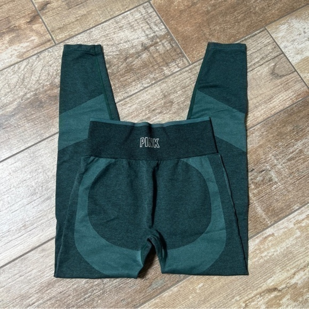 Pink Victoria’s Secret | Green High Waisted Seamless Leggings